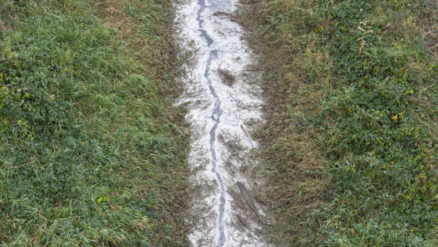 ANOTHER TOXIC WASTE DISCHARGE DISCOVERED IN THE HOPE SLOUGH